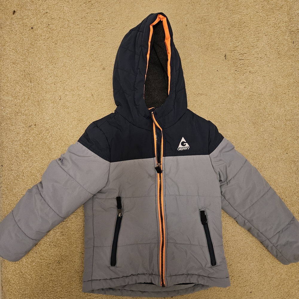 Gerry Weber Black and Gray Jacket with Orange Trim